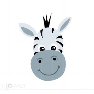 Zebra SVG | Zebra Clipart | Zebra Cut File for Cricut | Baby Zebra Svg Jpg Eps Pdf Png SC616