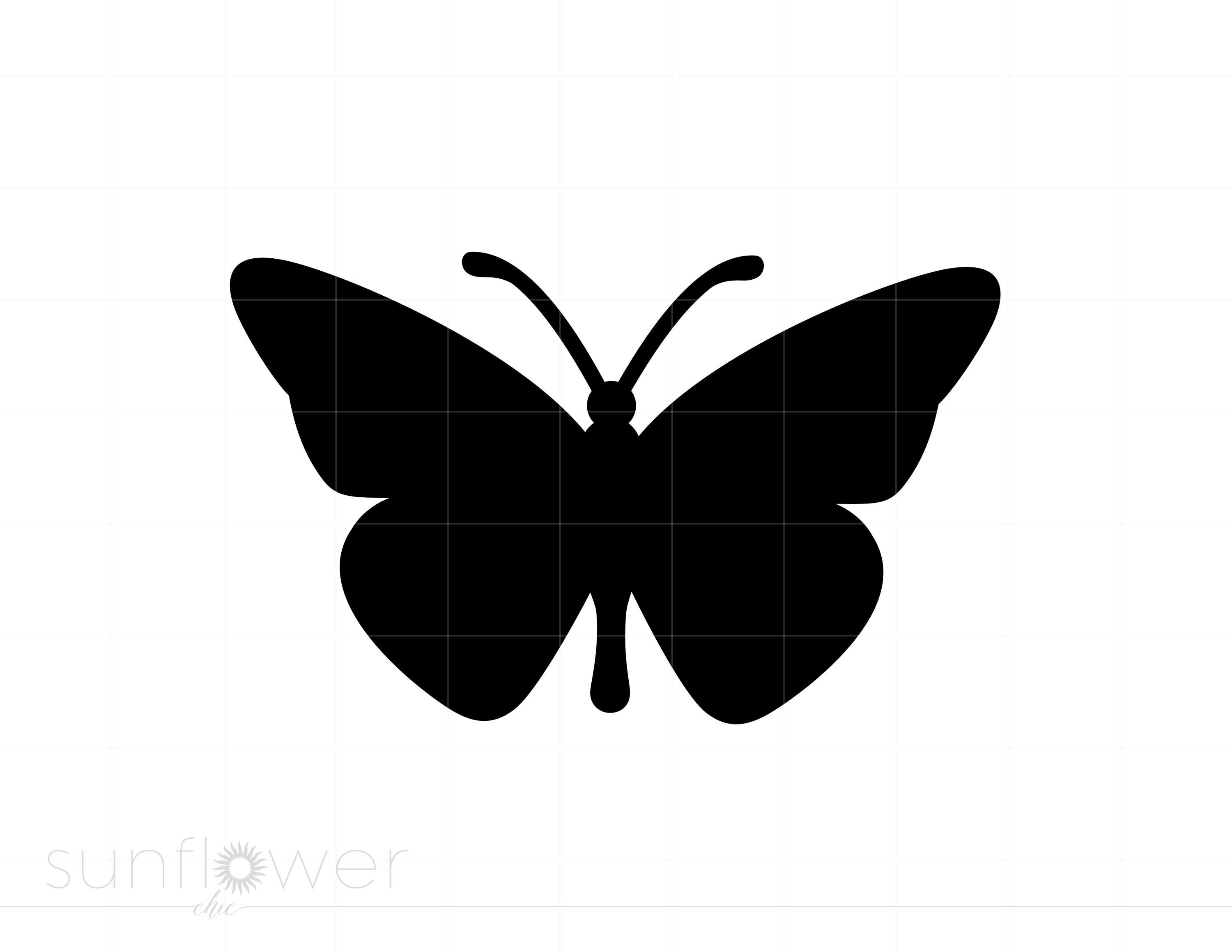 Butterfly SVG | Butterfly Clipart | Butterfly Silhouette Cut File |  Butterfly Svg Jpg Eps Pdf Png | Butterfly Download SC852 - Etsy, image size:3000x2318
