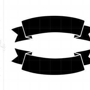 Ribbon Banner SVG Download, Ribbon Banner Cut File for Cricut Silhouette, Ribbon Banner Svg Jpg Eps Pdf Png Dxf Instant Download SC1061