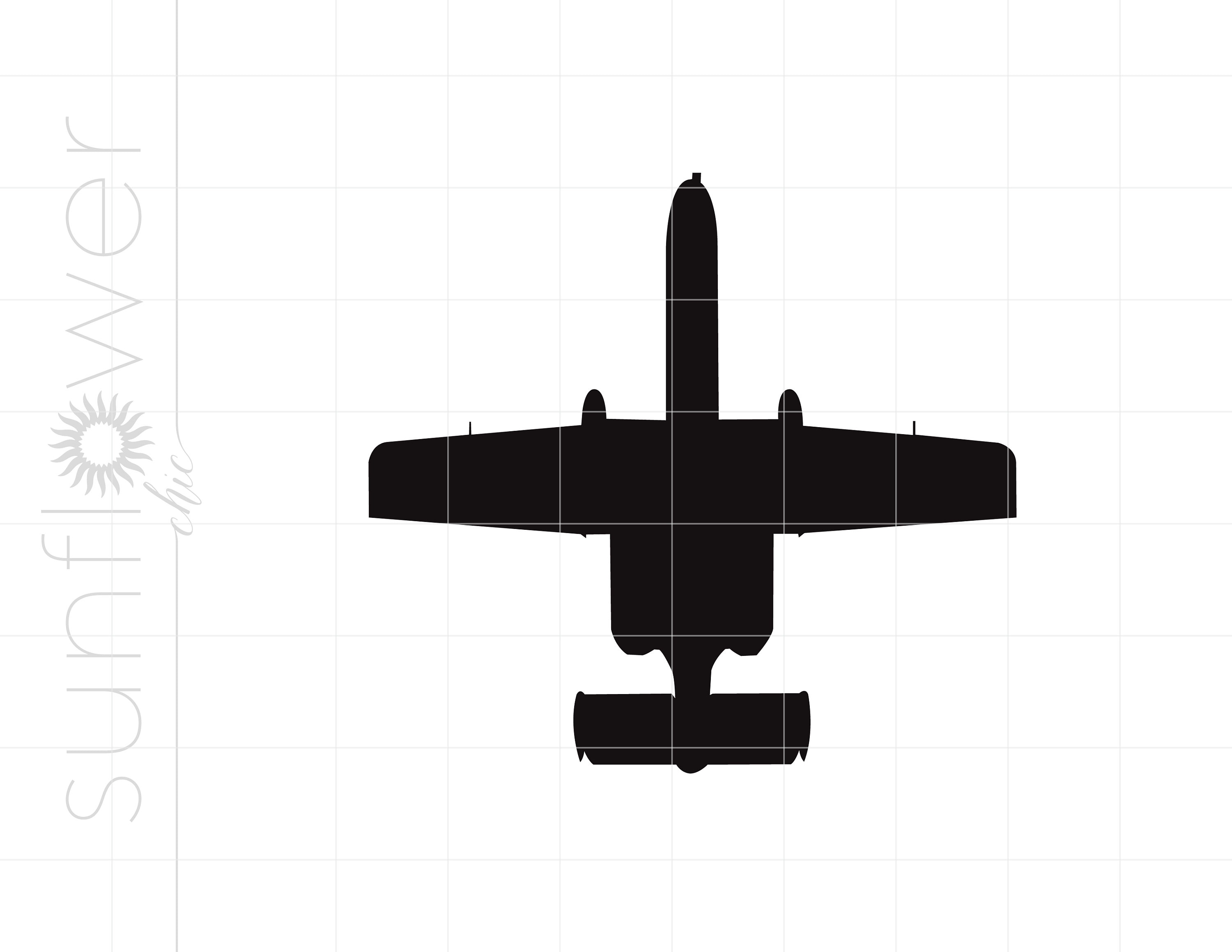 A10 Warthog SVG A10 Warthog Military Clipart Download A10 - Etsy España