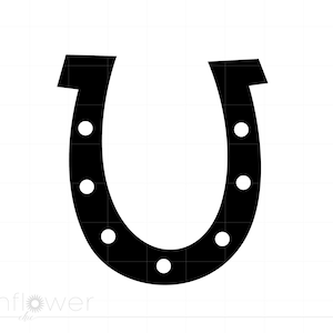 Horseshoe SVG Download, Horseshoe Svg Png Jpg Cut File for Cricut Silhouette, Instant Download SC705