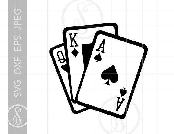 Spielkarten Svg Spielkarten Clipart Spielkarten Datei Fur Etsy