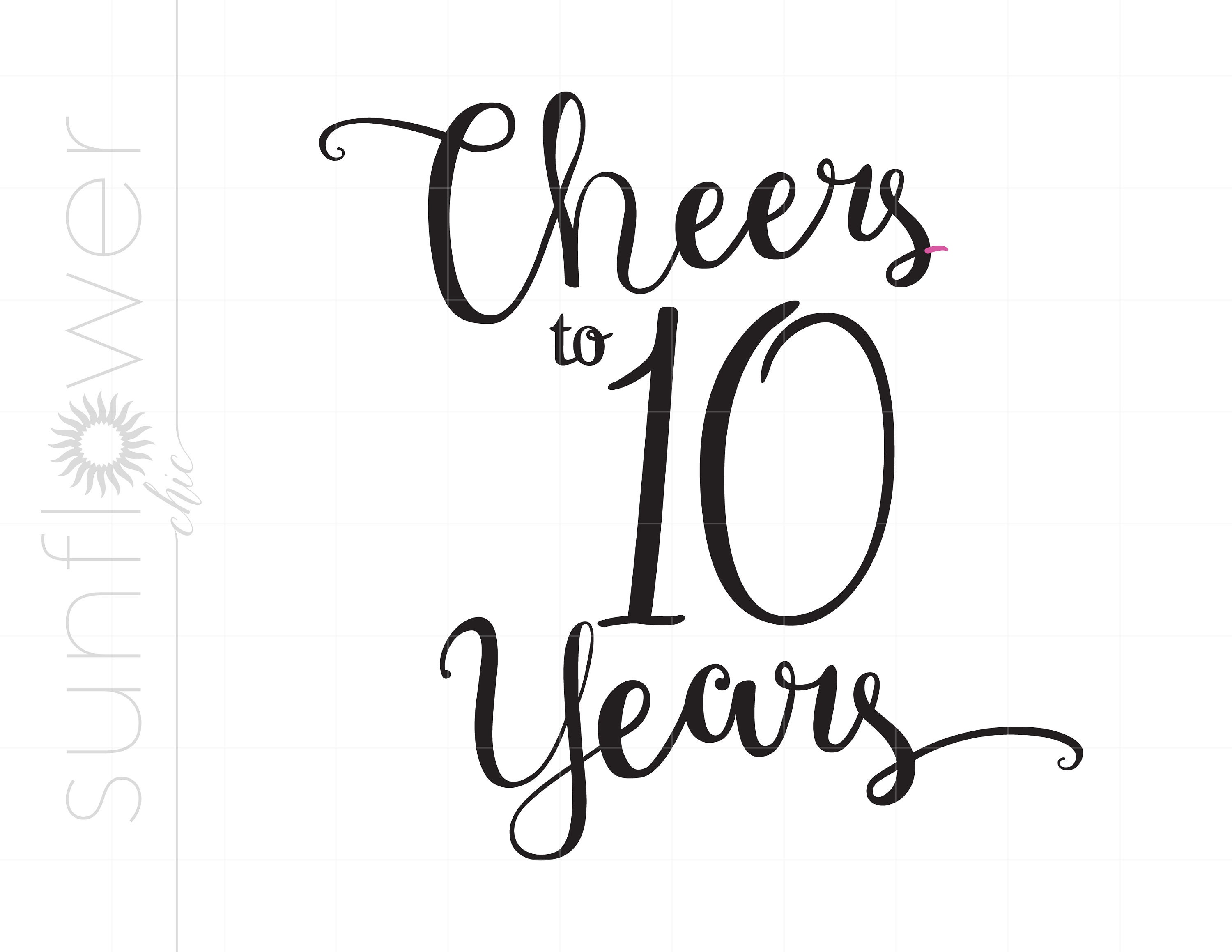 10th Anniversary Clip Art