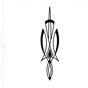 Art Deco SVG Dxf Eps Jpeg Downloads Art Deco Cut File Clipart | Silhouette Clipart Downloads Gatsby Roaring 20s SC1 image 4