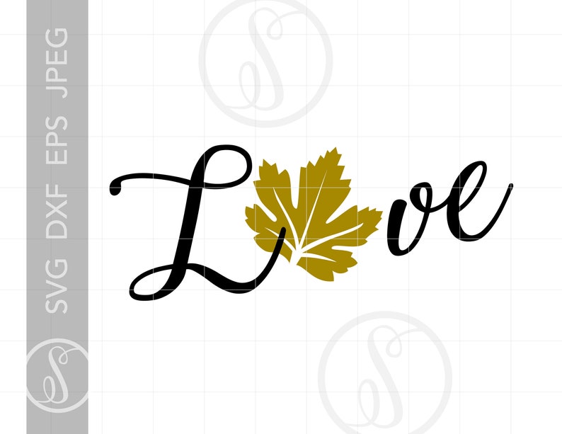 Download Fall Love Svg Cut Files Love Fall T-Shirt Svg Downloads | Etsy