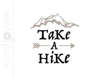 Maak een wandeling Svg Cut-bestanden | Wandelen Svg-downloads | Wandelshirt Art Svg Cricut silhouet | Buiten Svg SC1481