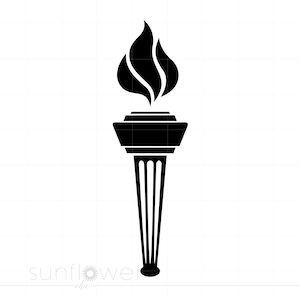 Torch SVG | Torch Clipart Download | Torch Silhouette Cut File | Vector Torch Svg Jpg Eps Png SC1501