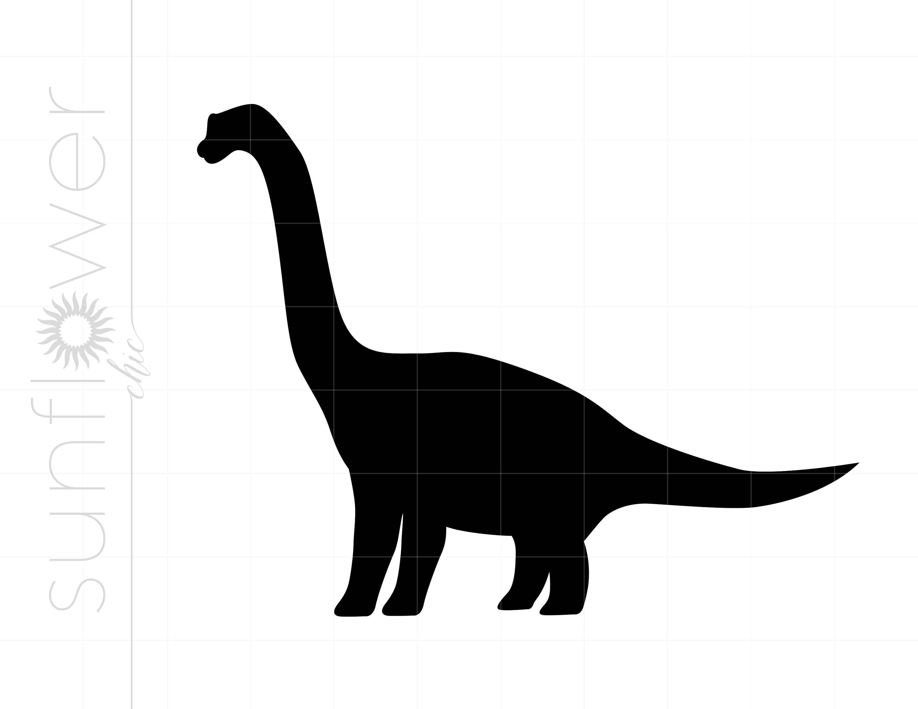 Brontosaurus SVG Brontosaurus Clipart Brontosaurus - Etsy Israel