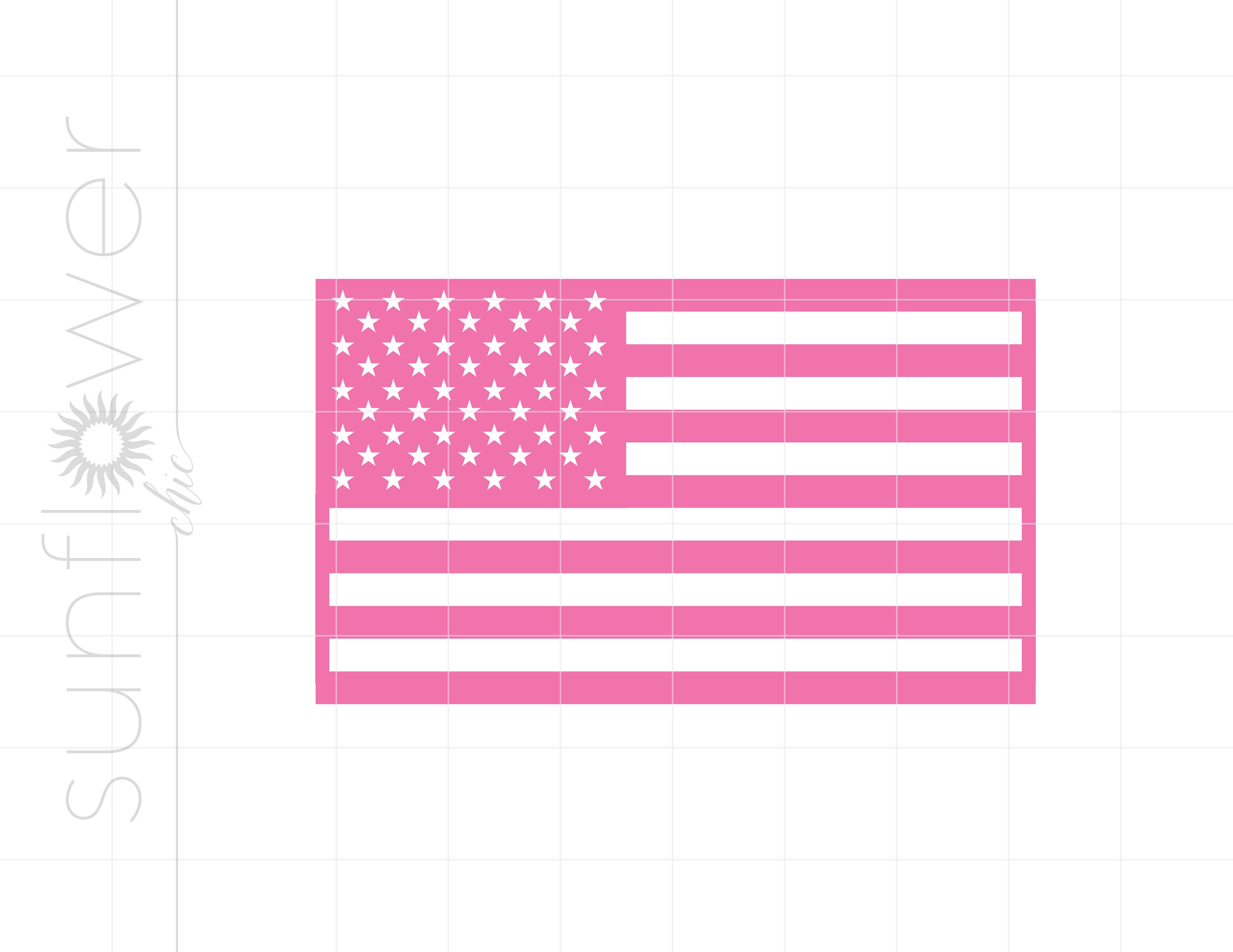 Pink American Flag SVG Pink US Flag Svg United States Flag Etsy Canada