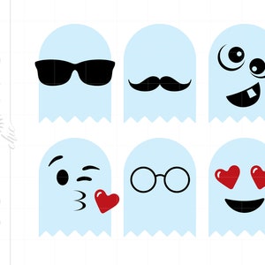 Ghost Emoji SVG | Ghost Emoji Clipart | Ghost Emoji Cut File | Halloween Ghost Emoji Svg Jpg Eps Pdf Png Dxf Download SC926