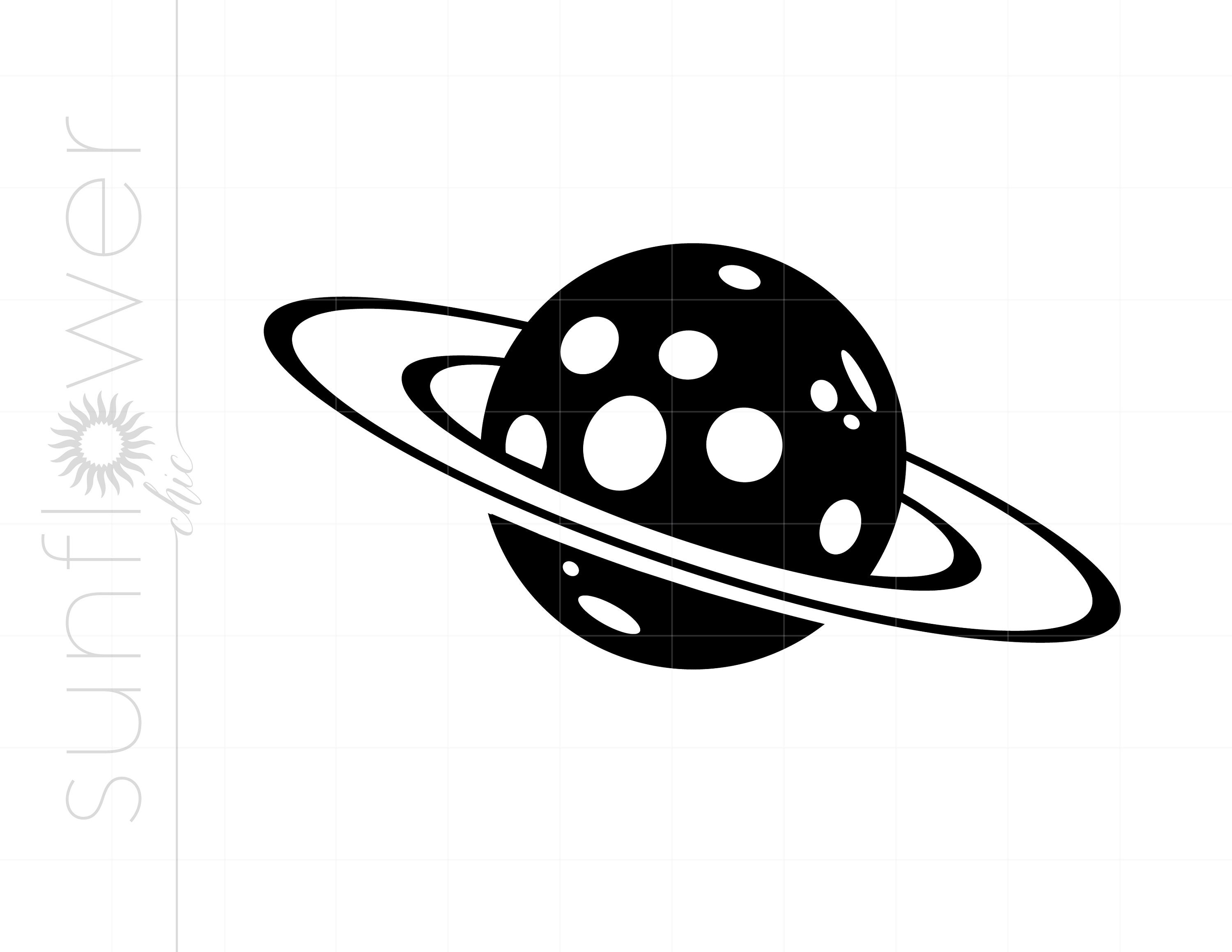 Planet SVG Rocket Clipart Space Planet Cut File for Cricut - Etsy