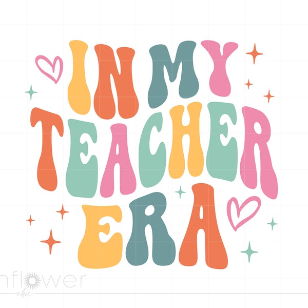 In My Teacher Era, Swiftie Teacher Svg Png, Best Teacher Svg, Art for Teacher Shirt Svg, Back To School Instant Download SC3131