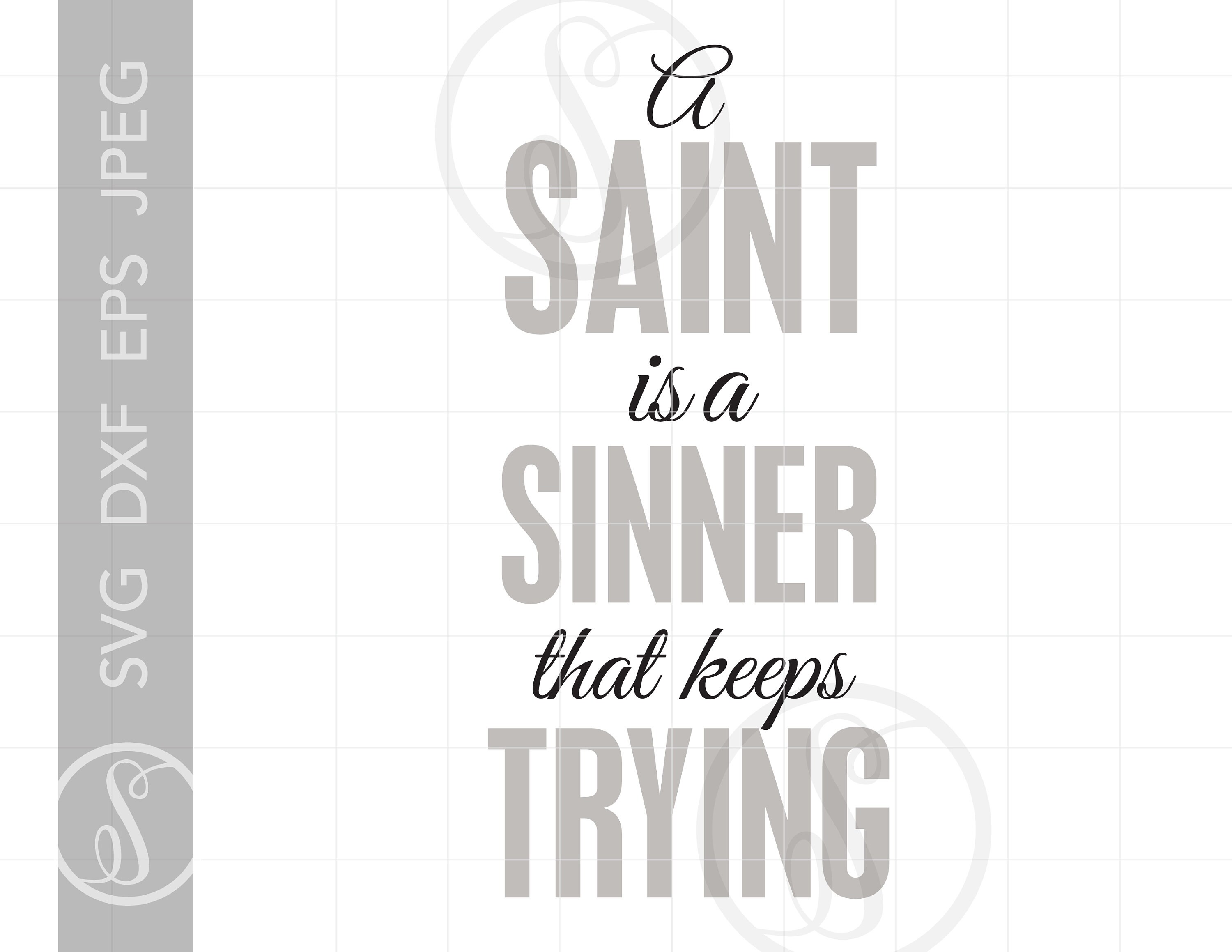 Download Saint Quote Svg Cut Files Clipart Downloads Religious Quotes Etsy