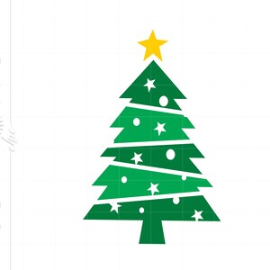 Christmas Tree SVG | Christmas Tree Cut File | Christmas Tree Silhouette Download Svg Eps Pdf Jpg Png SC1738