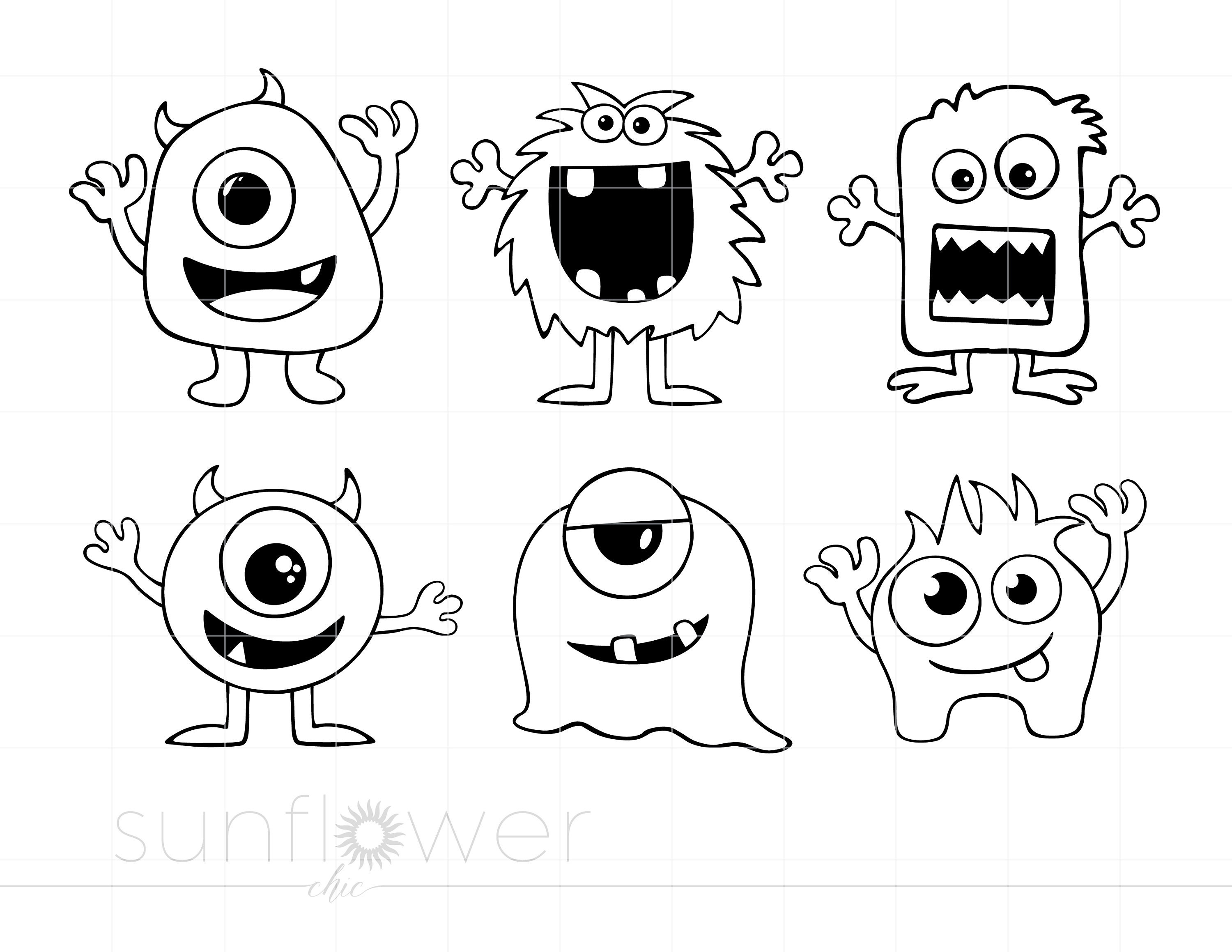 monsters-svg-monster-outline-svg-halloween-svg-cricut-etsy-australia