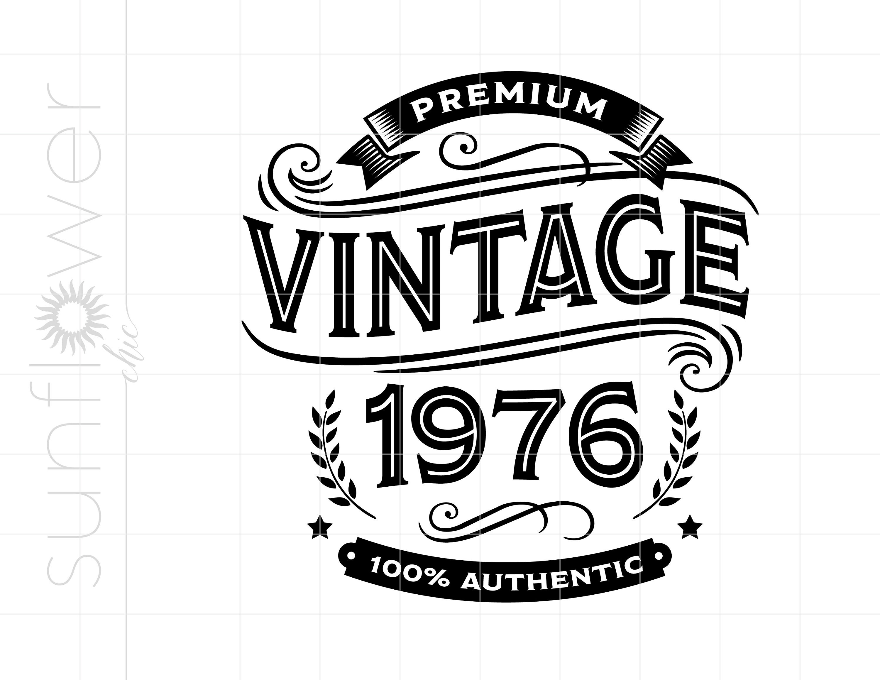 ヴィンテージポスター　made in USA 47 Years Old Birthday Vintage Made in 1976 Limited Svg - Etsy