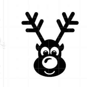 Reindeer SVG | Reindeer Die Cut File | Christmas Svg Cut File | Reindeer Cricut Silhouette Svg Jpg Pdf Png Dxf Download SC2617