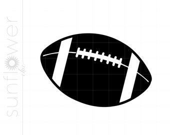 Football SVG | Football Clipart | Football Silhouette Cut File | Football Svg Jpg Eps Pdf Png | Football Download SC668