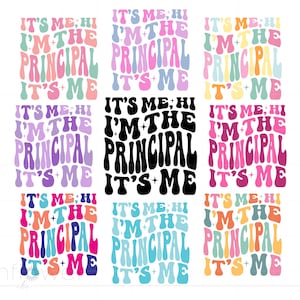 To ja, jestem dyrektorem Svg Bundle, Principal Era T Shirt Art Design Svg Png Cricut Silhouette Cut File, Natychmiastowe pobieranie SC3649