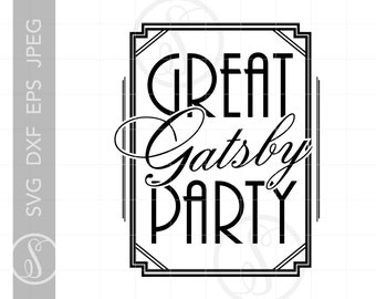 Gatsby Le Magnifique Svg Etsy France Gatsby Le Magnifique Svg Etsy France