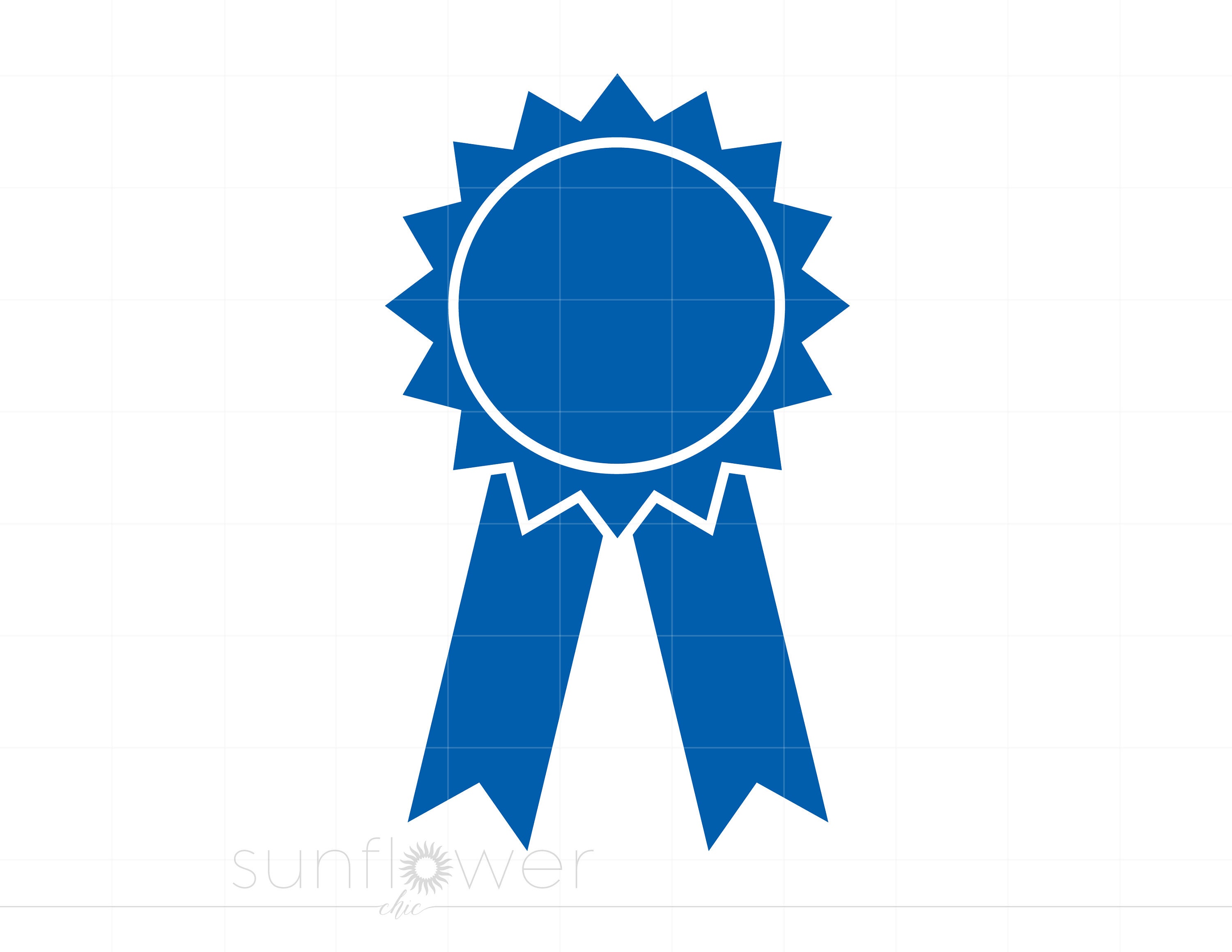 Blue Ribbon SVG | Blue Ribbon Clipart | Blue Ribbon Silhouette Cut
