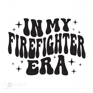 In mijn brandweerman tijdperk Svg, brandweerman shirt kunst, Cricut silhouet snijden bestand, Instant Download SC3758