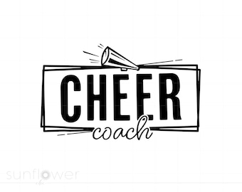 Cheer Coach SVG – Cheerleading Coach Shirt Design – Cheer Mom SVG – Cricut & Silhouette Cut File SC4055