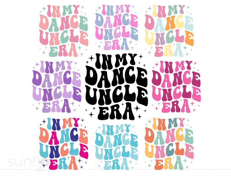In My Dance Uncle Era SVG – Digital Cut File for Cricut & Silhouette ...