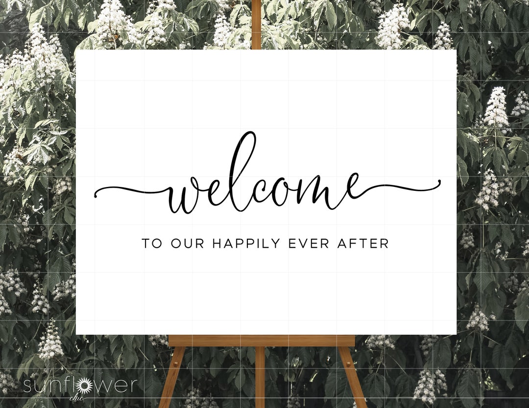Biglietto di nozze A6 con scritta Happily Ever After in lamina d'oro