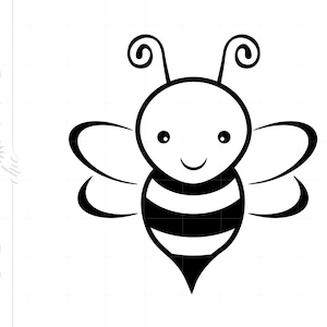 Bumble Bee SVG | Bee Clipart | Bee Silhouette Cut File | Vector Bee Svg Jpg Eps Pdf Png Dxf Download SC1294
