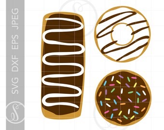 Chokladmunk SVG | Donut klippfil nedladdningar | Chokladmunk Svg | Strömunk Cricut | Vektor munk Svg Jpg Eps Png Clipart SC764