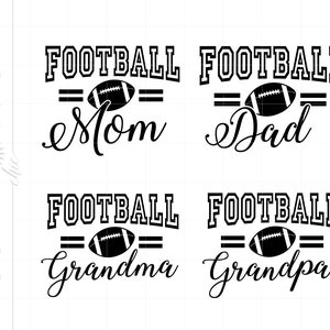 Football Family SVG | Football Family Cricut Silhouette | Football Family Svg Printable Cricut SIlhouette | Football Shirt Art SC2624