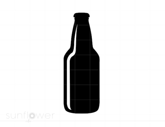 Beer Bottle SVG, Beer Bottle Cricut Silhouette Download, Beer Bottle Cut File, Beer Bottle Svg Png Instant Download SC1223