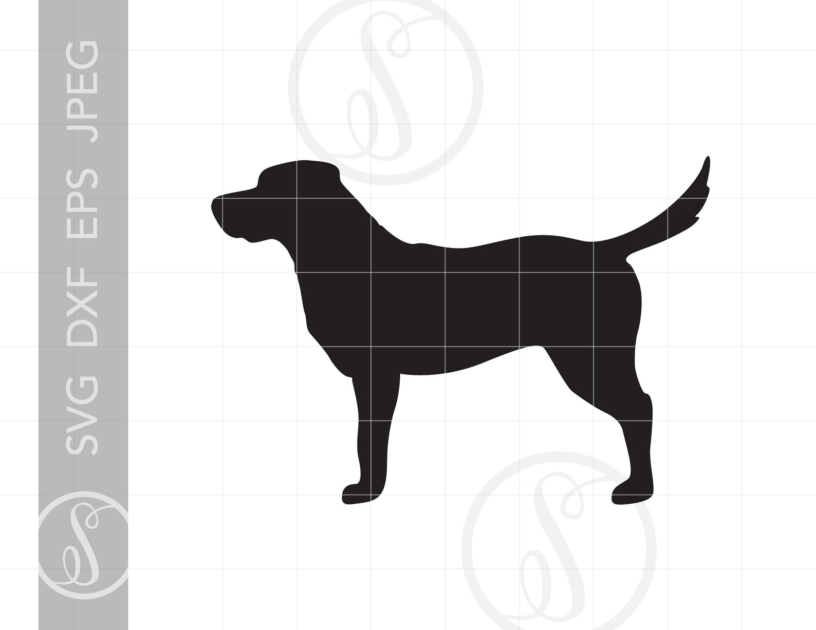 Labrador SVG Labrador Clipart Labrador Silhouette Cut File | Etsy