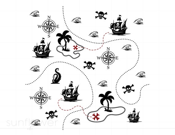 Pirates Treasure Maps Distressed Shirt Men Women Kids Pirates Treasure Maps Distressed Shirt Men Women Kids