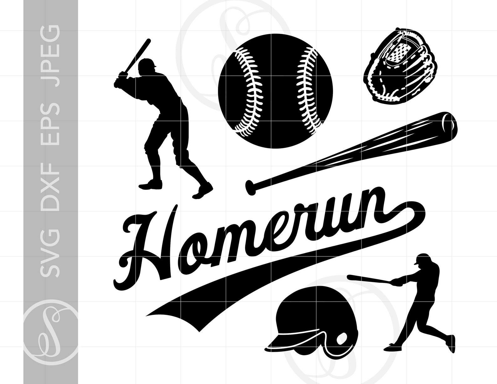 Baseball Svg Cut File Clipart Downloads Baseball Svg Cut | Etsy