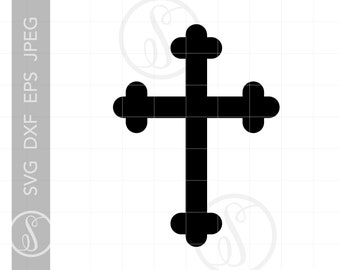 Kreuz SVG | Kreuz Clipart | Kreuz Silhouette geschnitten Datei | Kreuz Svg Jpg Eps Pdf Png | Cross herunterladen SC796