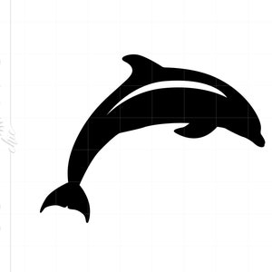 Dolphin Svg Dolphin Clipart Dolphin Cut Silhouette File Dolphin Svg Jpg 