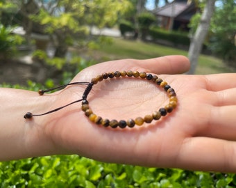 Tiger Eye Bracelet, Good Luck Bracelet, Chakra Bracelet, Reiki Bracelet, Healing Energy Bracelet, Yoga Bracelet, Meditation Bracelet, Protec