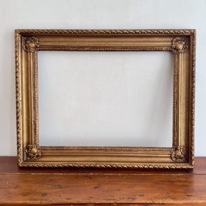 Art Deco Gold Gesso Frame | Ornate Baroque Wall Decor | For 49x67cm