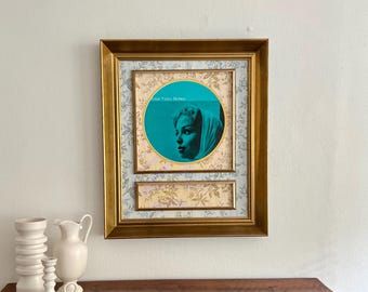 Framed Vintage Album Art | Mid Century Gilt Frame | 1950s Music