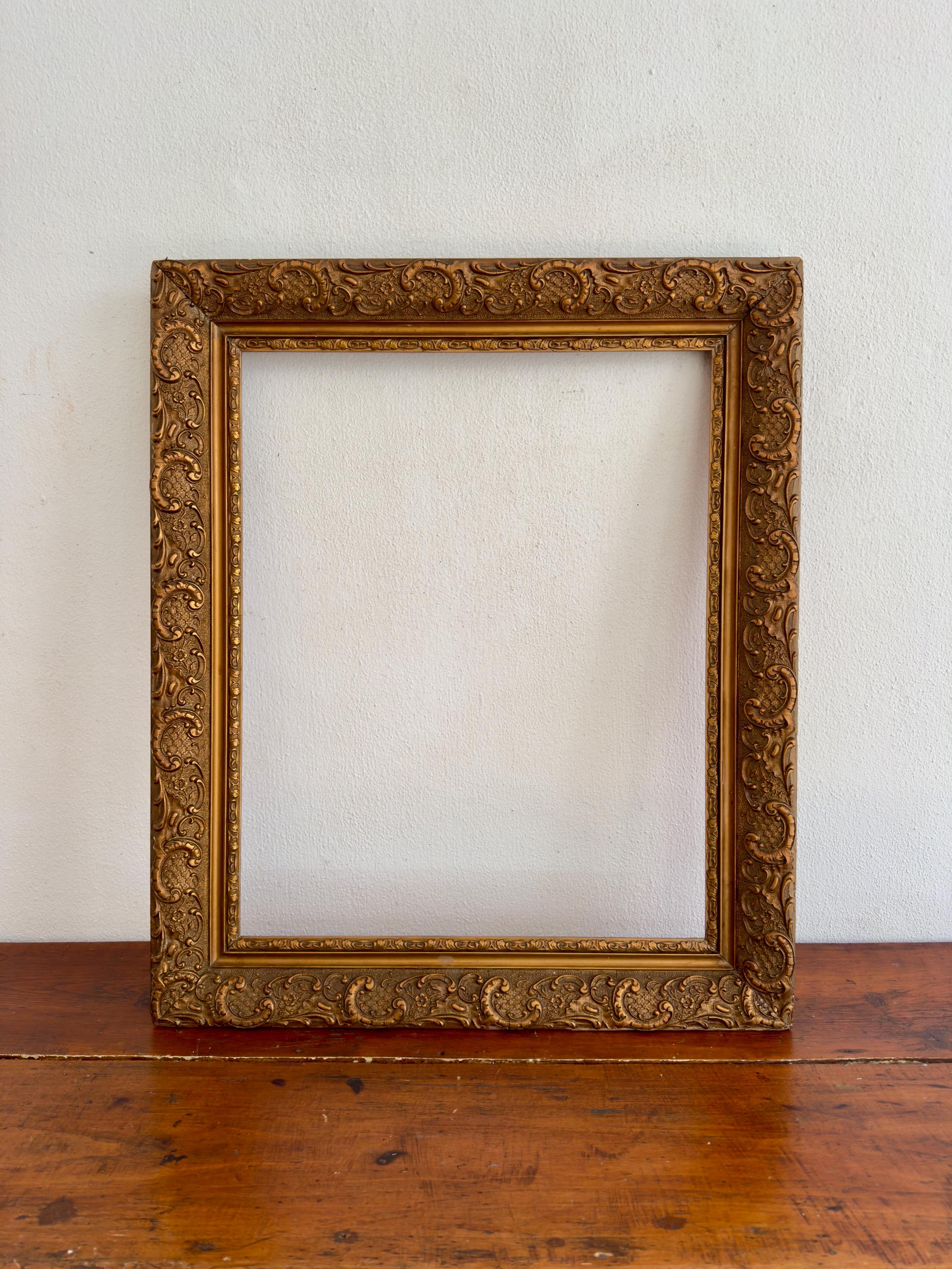 【Photo frame】France antique 40-50㎜ 40 X 50 Cm Vintage Frame - Etsy