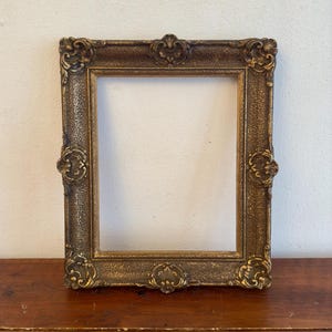 Ornate Antique Gold Frame: | Baroque Style |  For 24.5 x 30.5cm Art