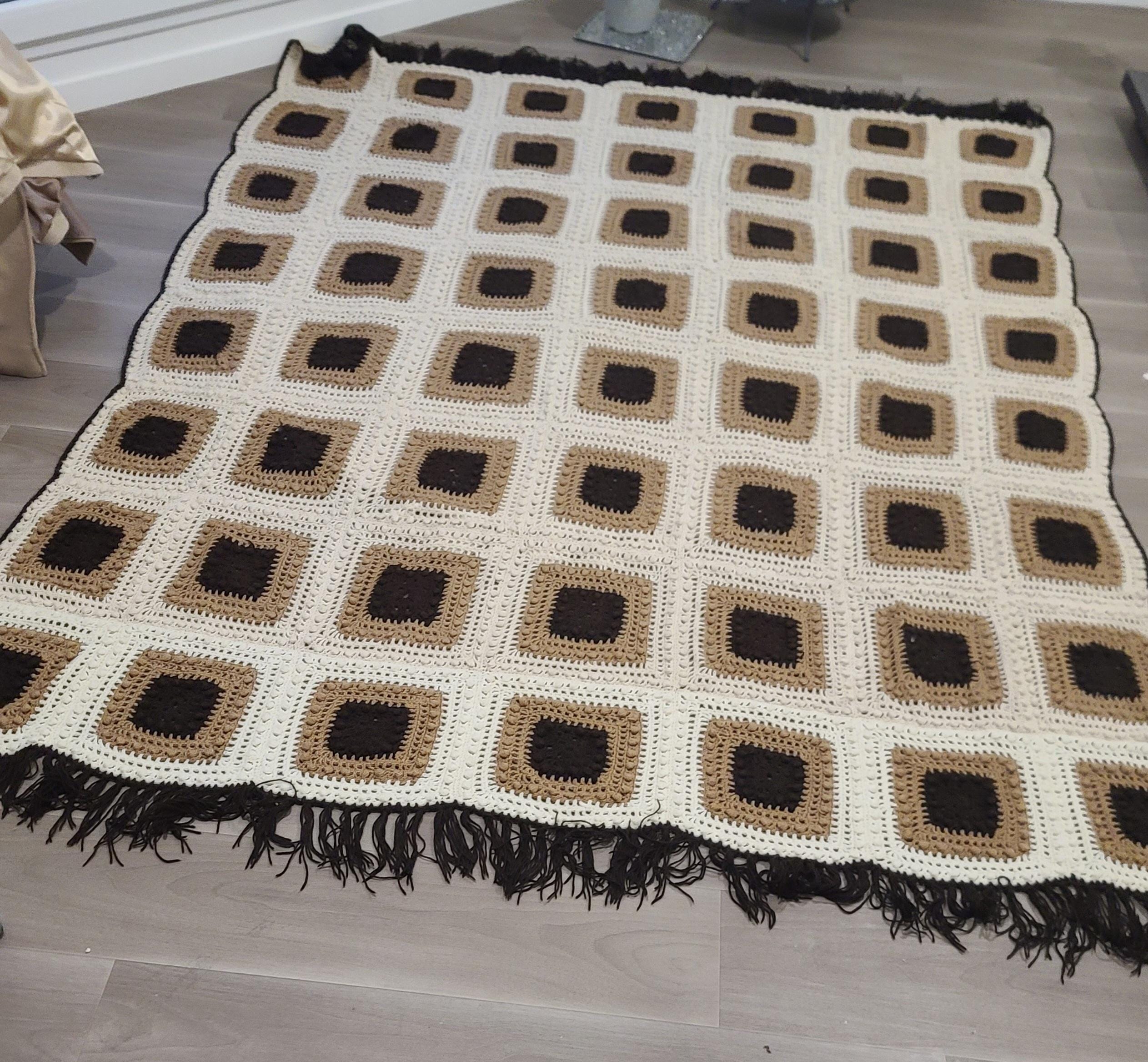 Dessus De Lit Patchwork Vintage Fait Main 80x80 Pouces Coton à Finir