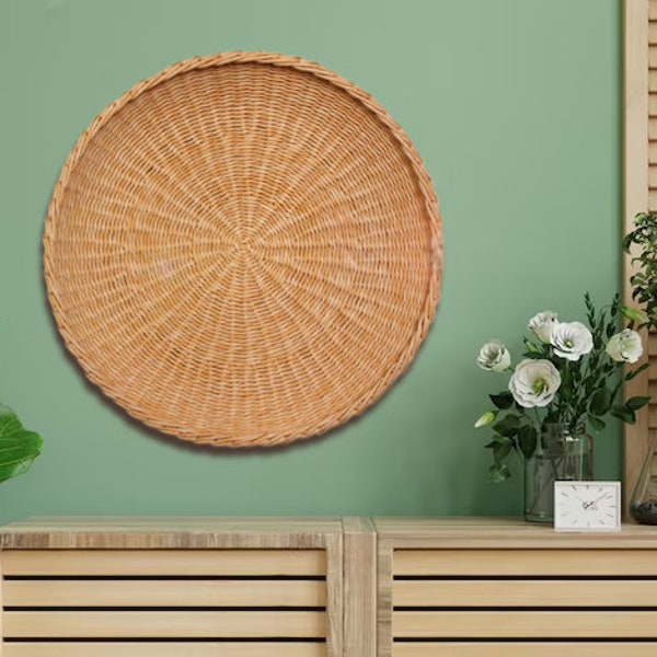 Woven Basket Wall Decor - Etsy