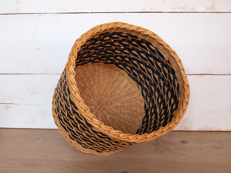 Indoor wicker planter basket Boho decorative houseplant basket Etsy