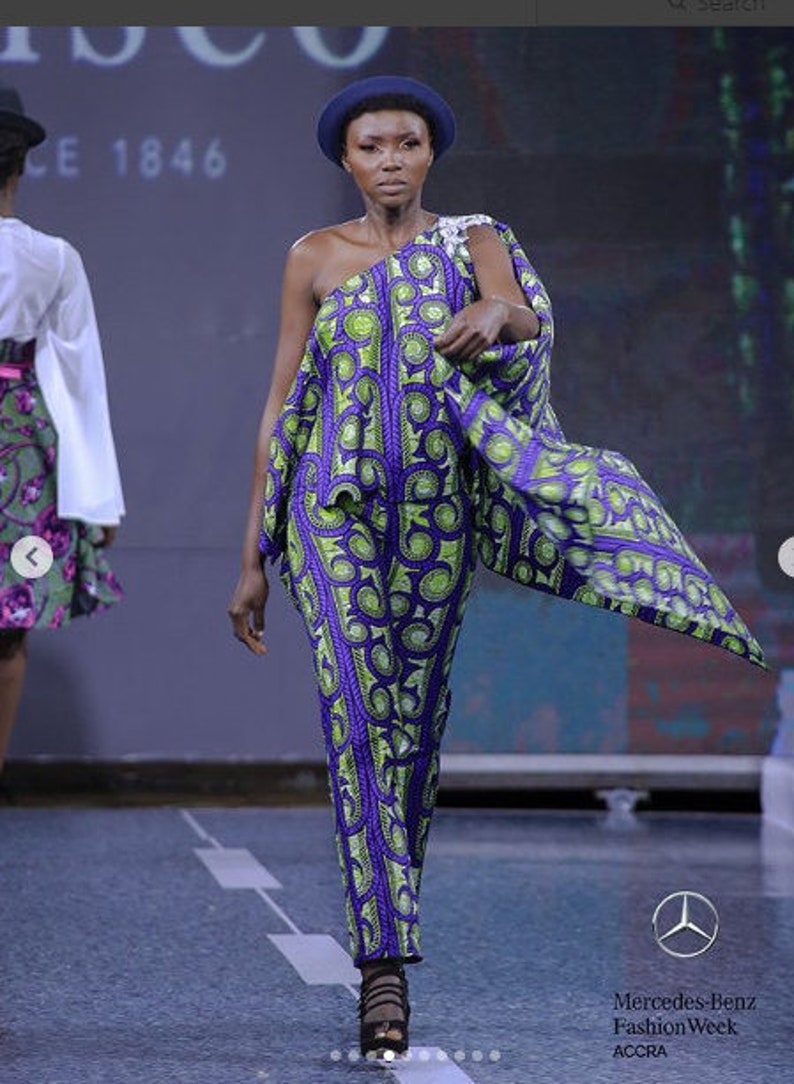 African Print Blouse African Clothing African Trousers Ready to Ship Sets African Print NANA Pants and Blouse Set