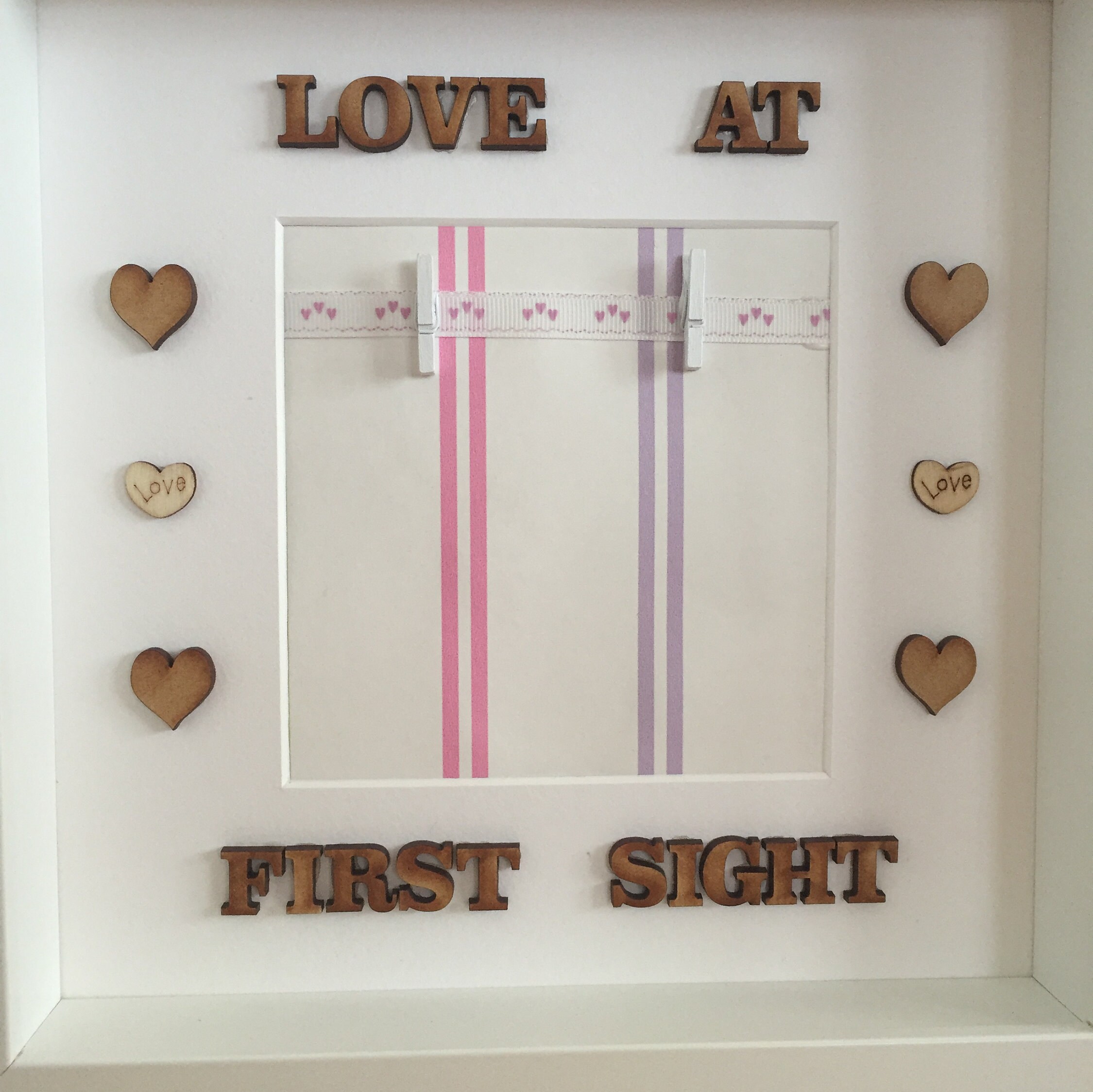 Love at First Sight Frame Baby Scan/first Baby Picture Etsy