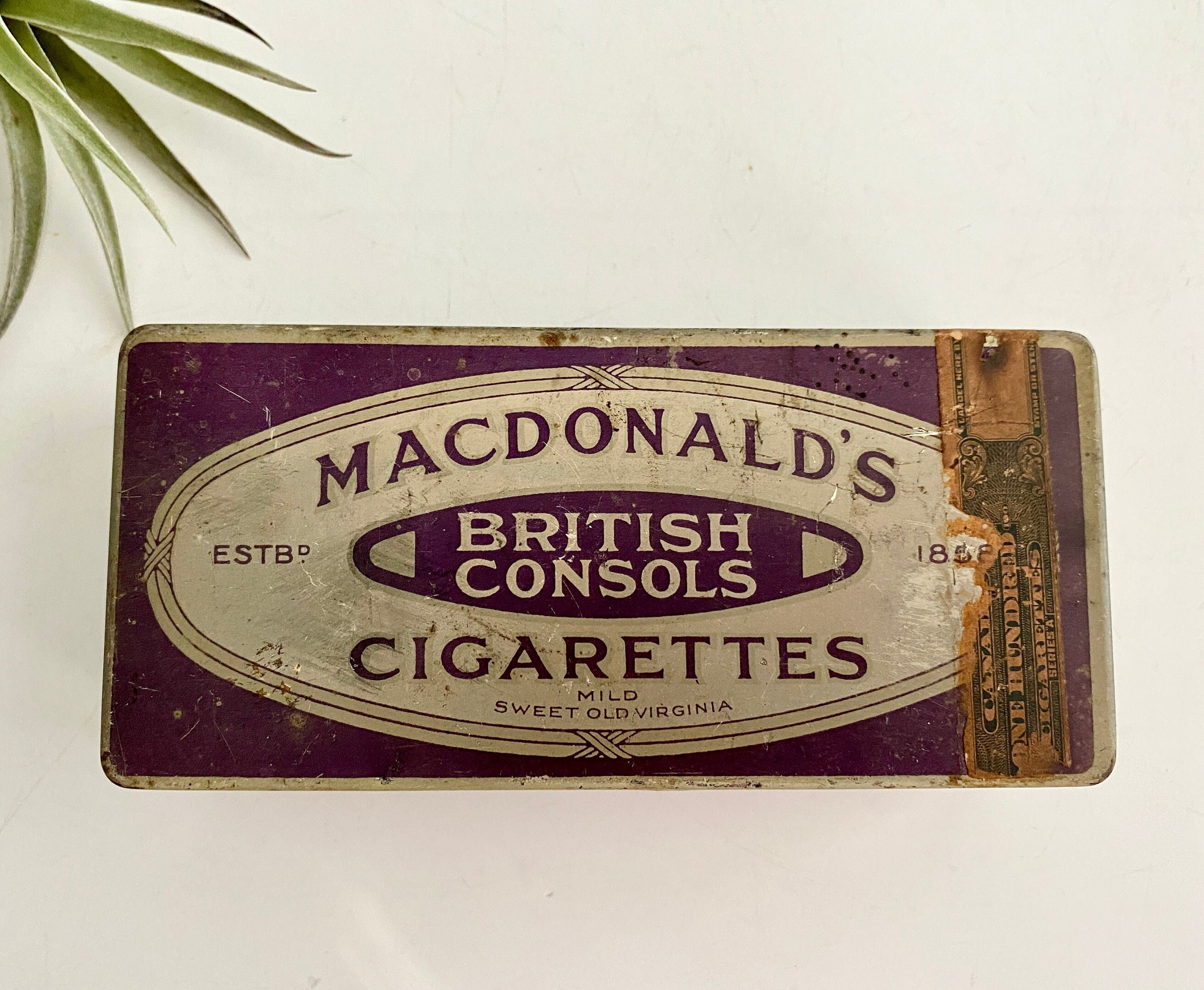 Old Virginia Smoking Tobacco Tin (JL) Old Virginia Smoking Tobacco Tin (JL)