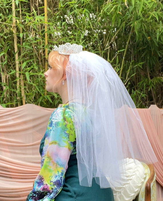 Beaded Crown and Veil